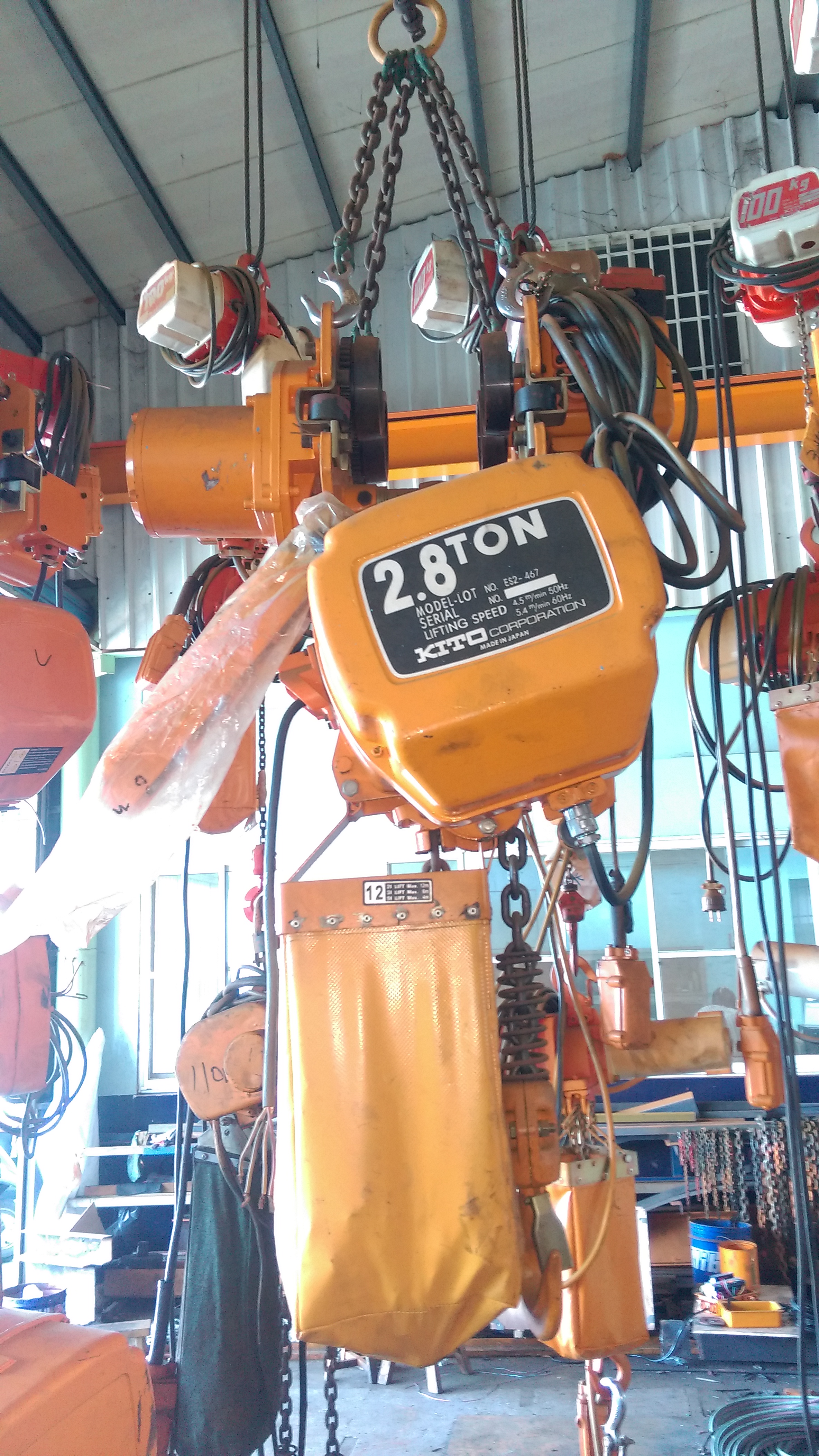 中古電動鏈條吊車