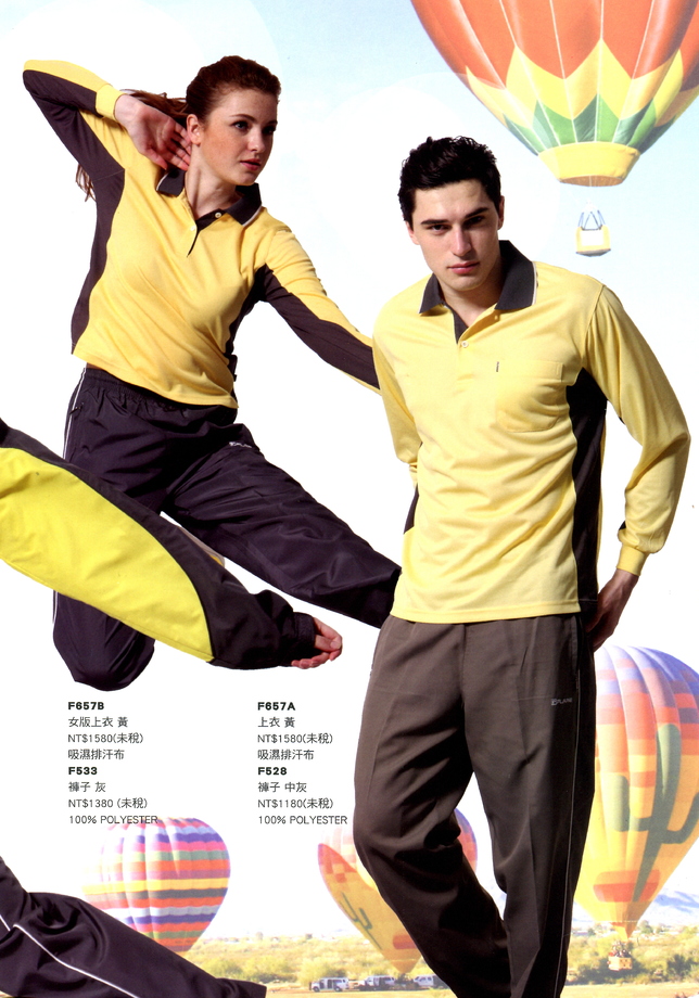 F657B女版上衣/黃