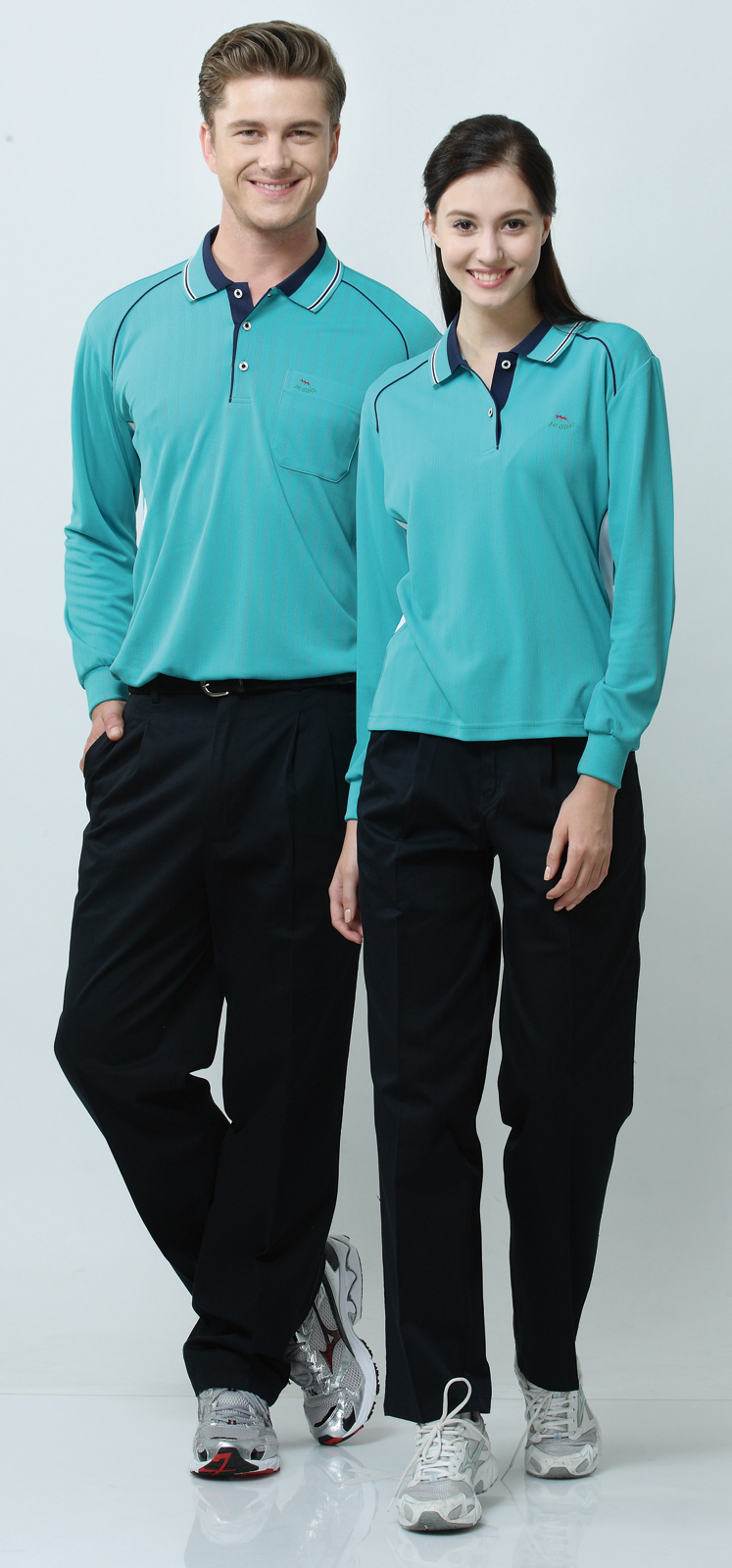 PT142812男版PK142862女版長袖POLO衫