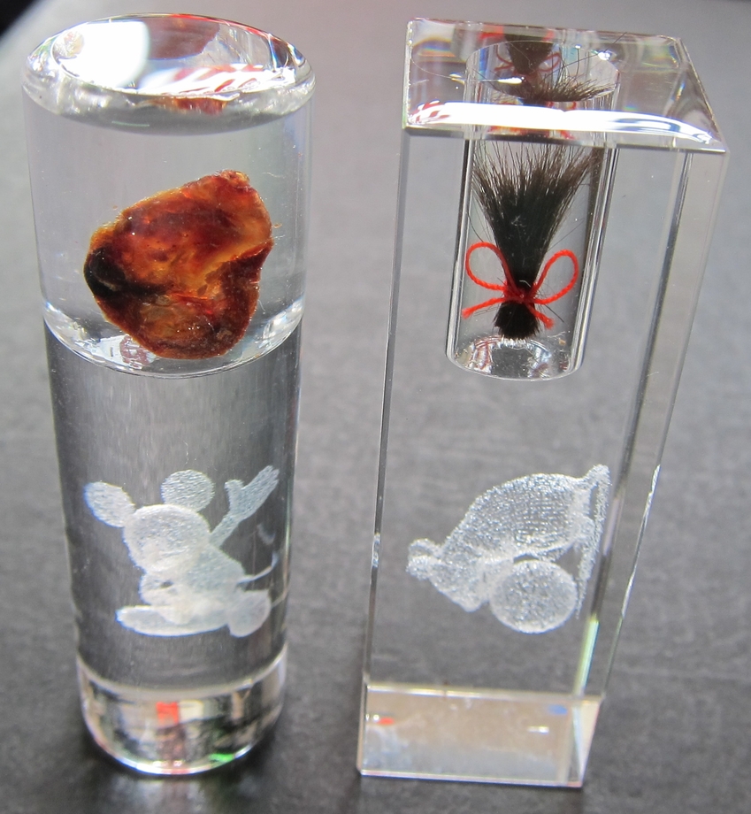 生肖白水晶方圓髮臍印章