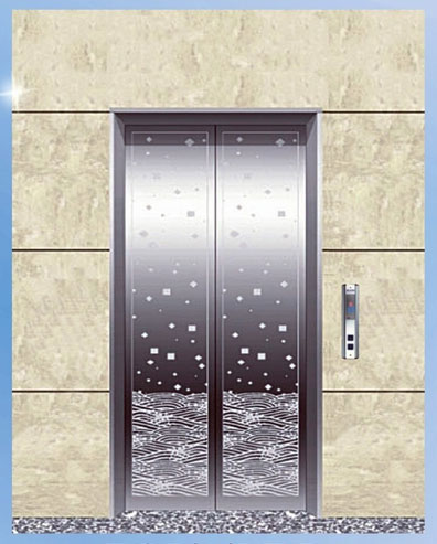 電梯門樣式-不鏽鋼寬斜型門框