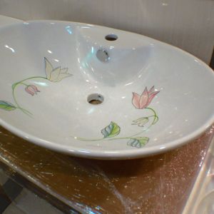 彩繪臉盆