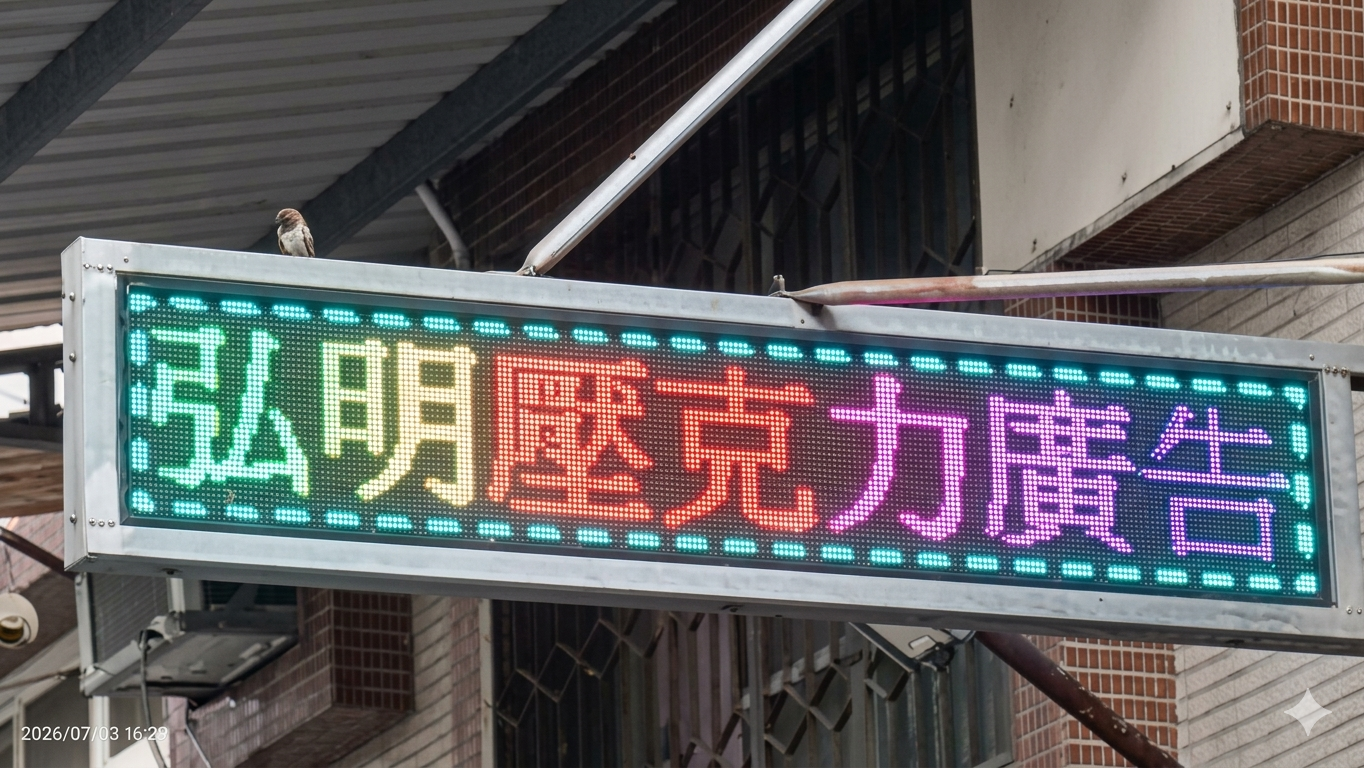 全彩字幕機