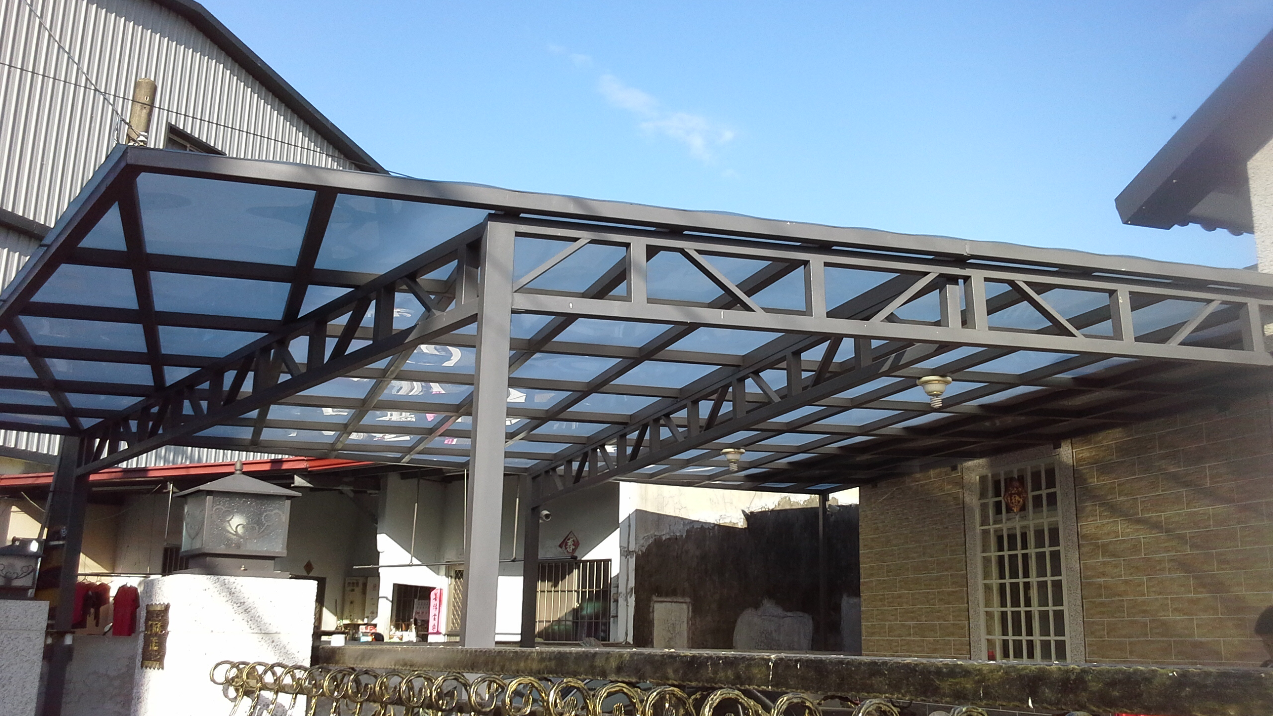 採光雨遮(錏管)