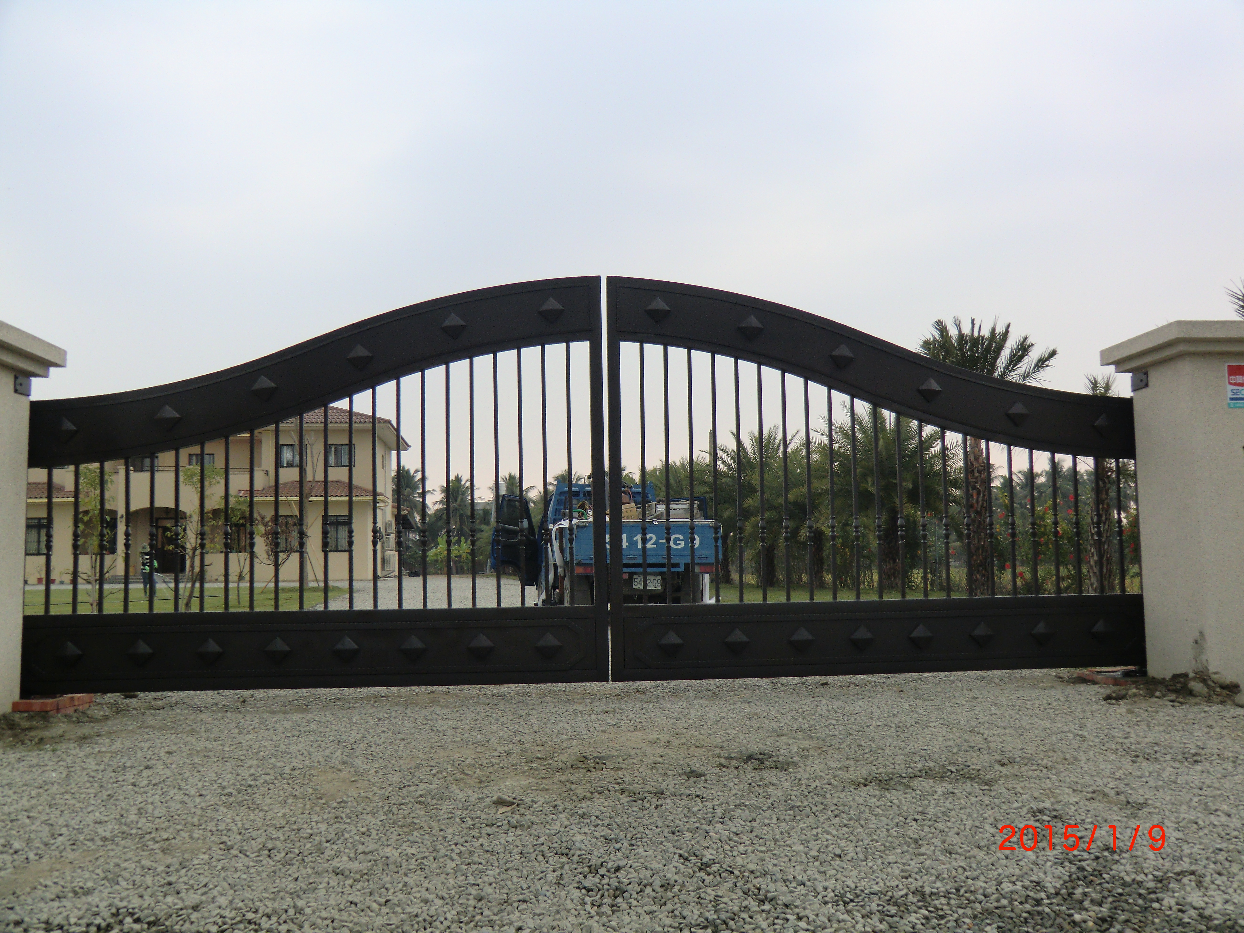 鍛造對開庭院門2