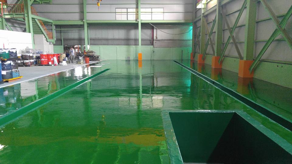 大發工業區鋪設施作EPOXY
