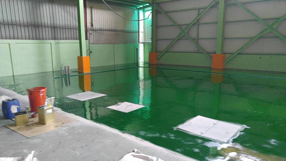 大發工業區鋪設施作EPOXY