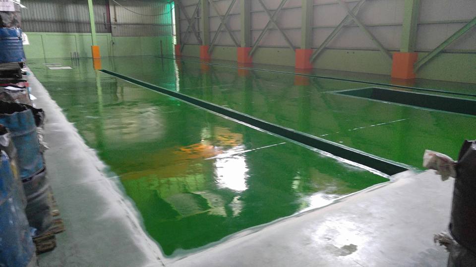 大發工業區鋪設施作EPOXY