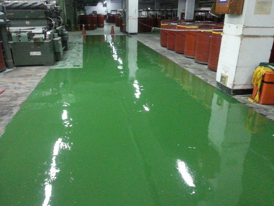 紡織工廠施做EPOXY環氧樹脂地坪工程