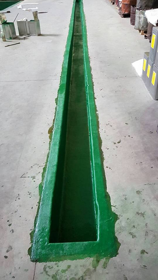 大發工業區耐酸池FRP玻璃纖維層工程施作