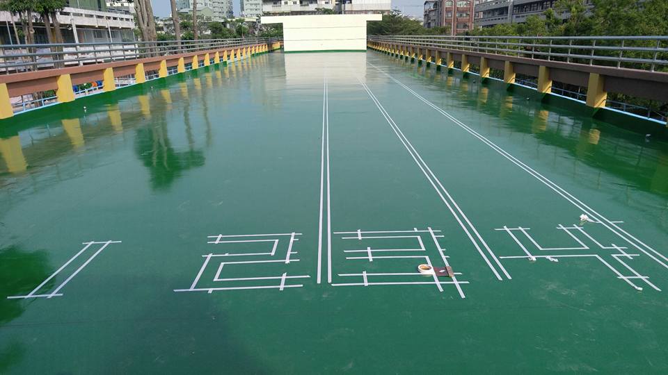 高雄福×國小PU跑道施工