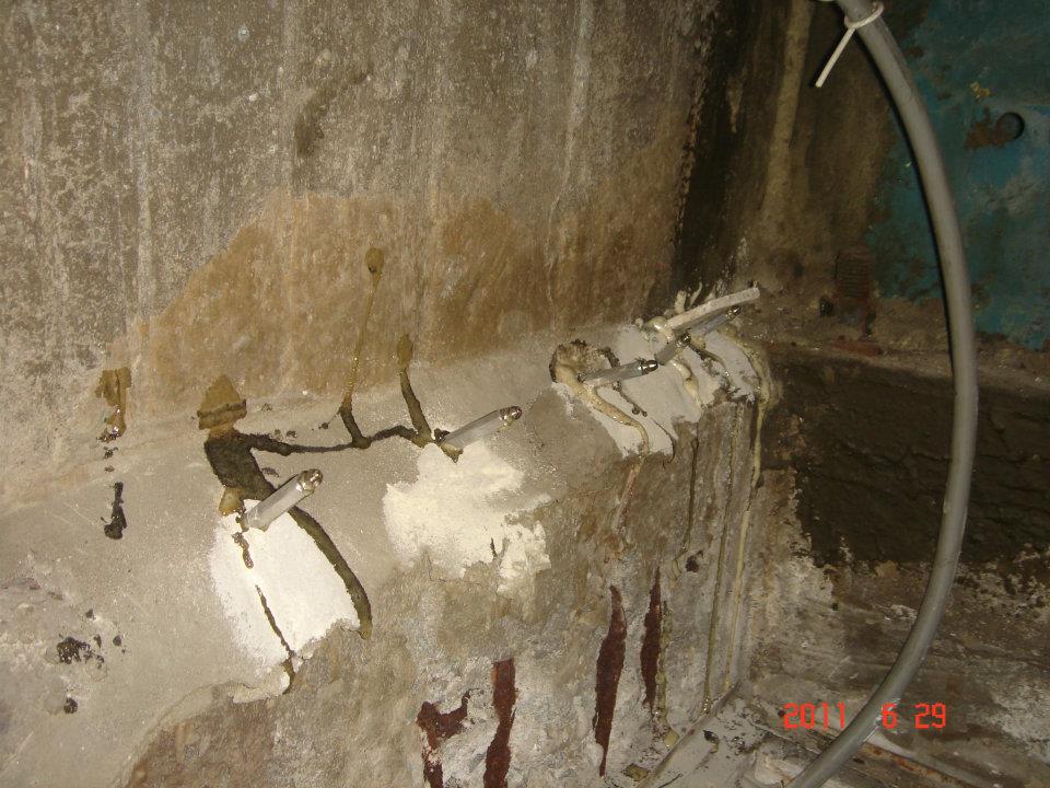 晶×光電.牆壁龜裂結構補強.高壓灌注