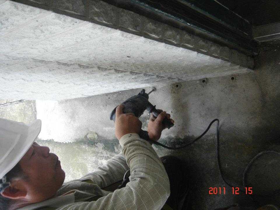 晶×光電.牆壁龜裂結構補強.高壓灌注