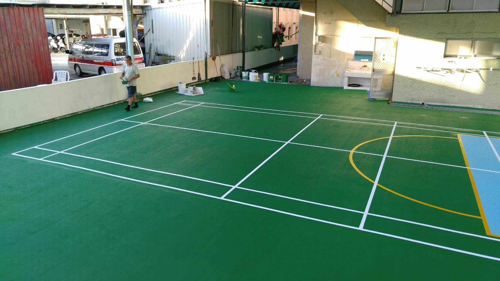 湖內聖教會壓克力球場