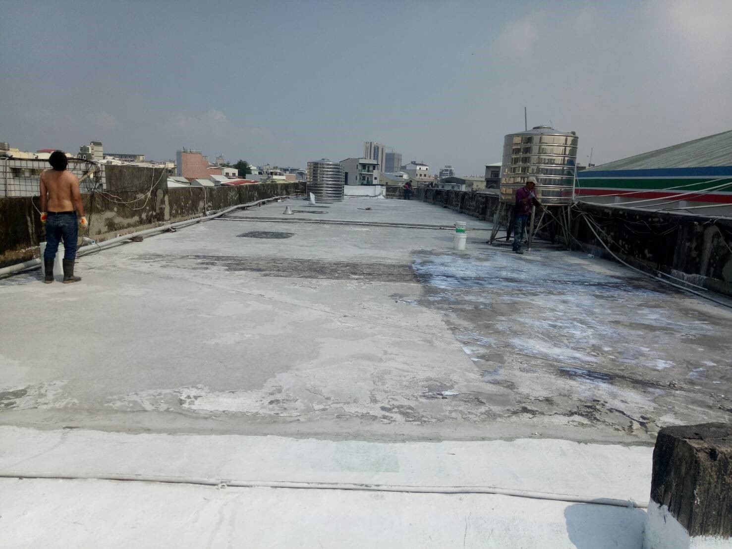 民×國中屋頂防水1200m2