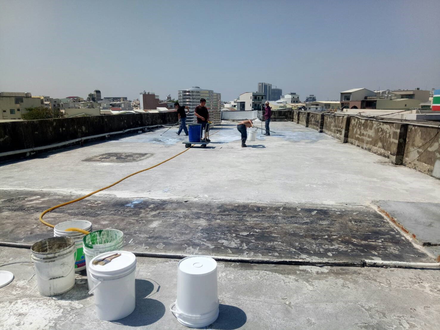 民×國中屋頂防水1200m2