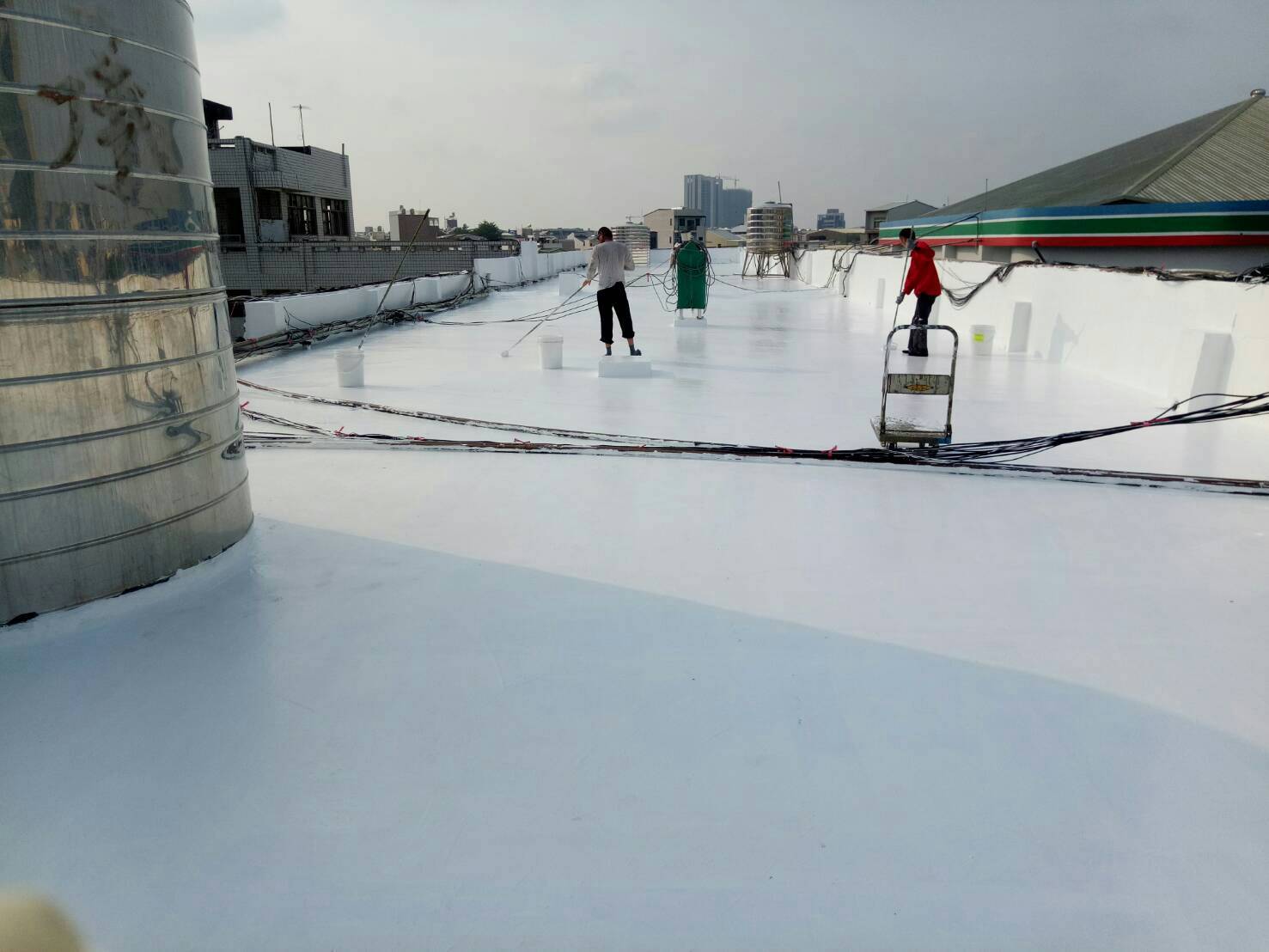 民×國中屋頂防水1200m2