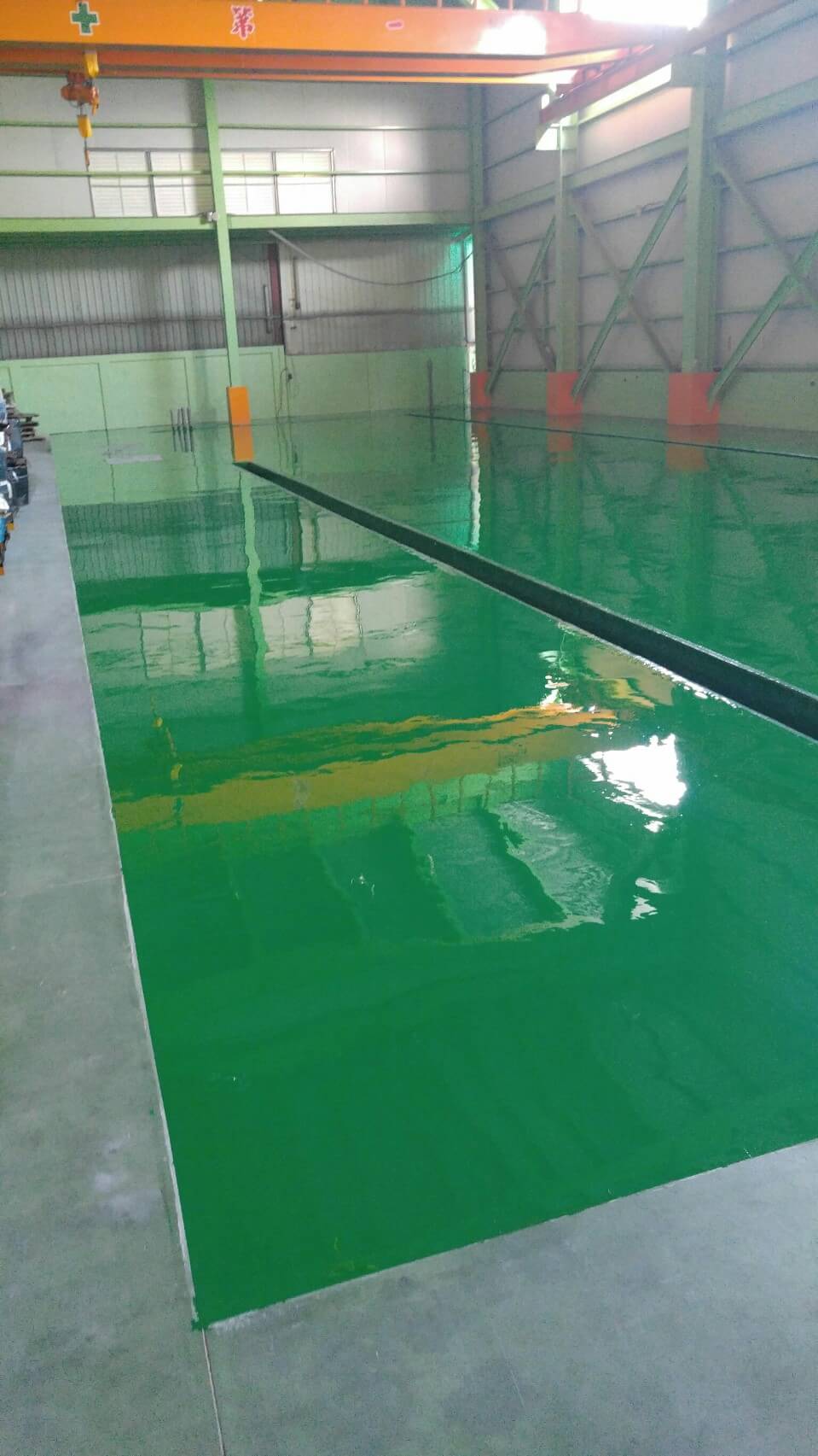 大發工業區耐酸池FRP玻璃纖維層工程施作
