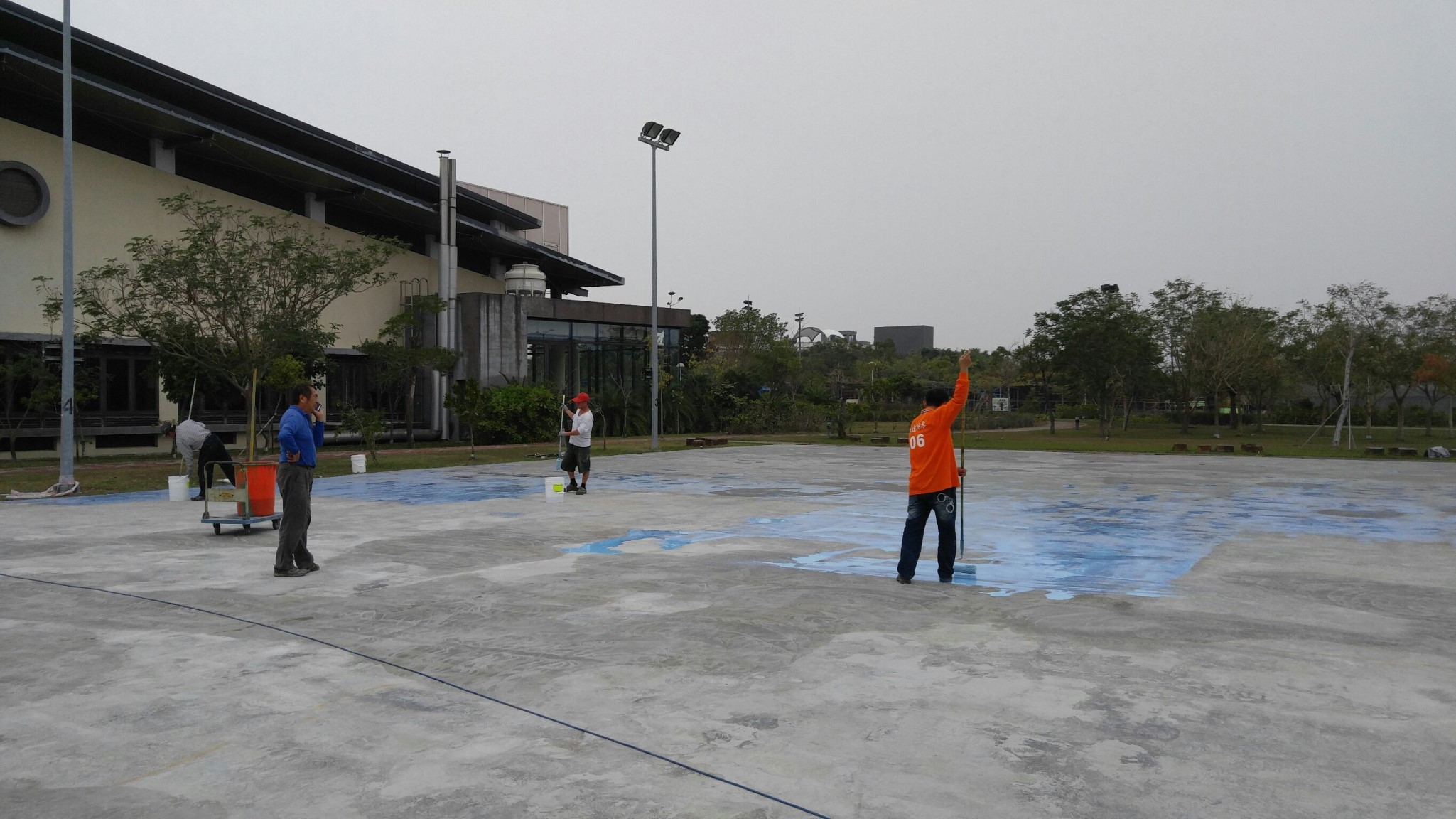 壓克力球場-綠水樹谷網球場700-綠水樹谷藍球場760