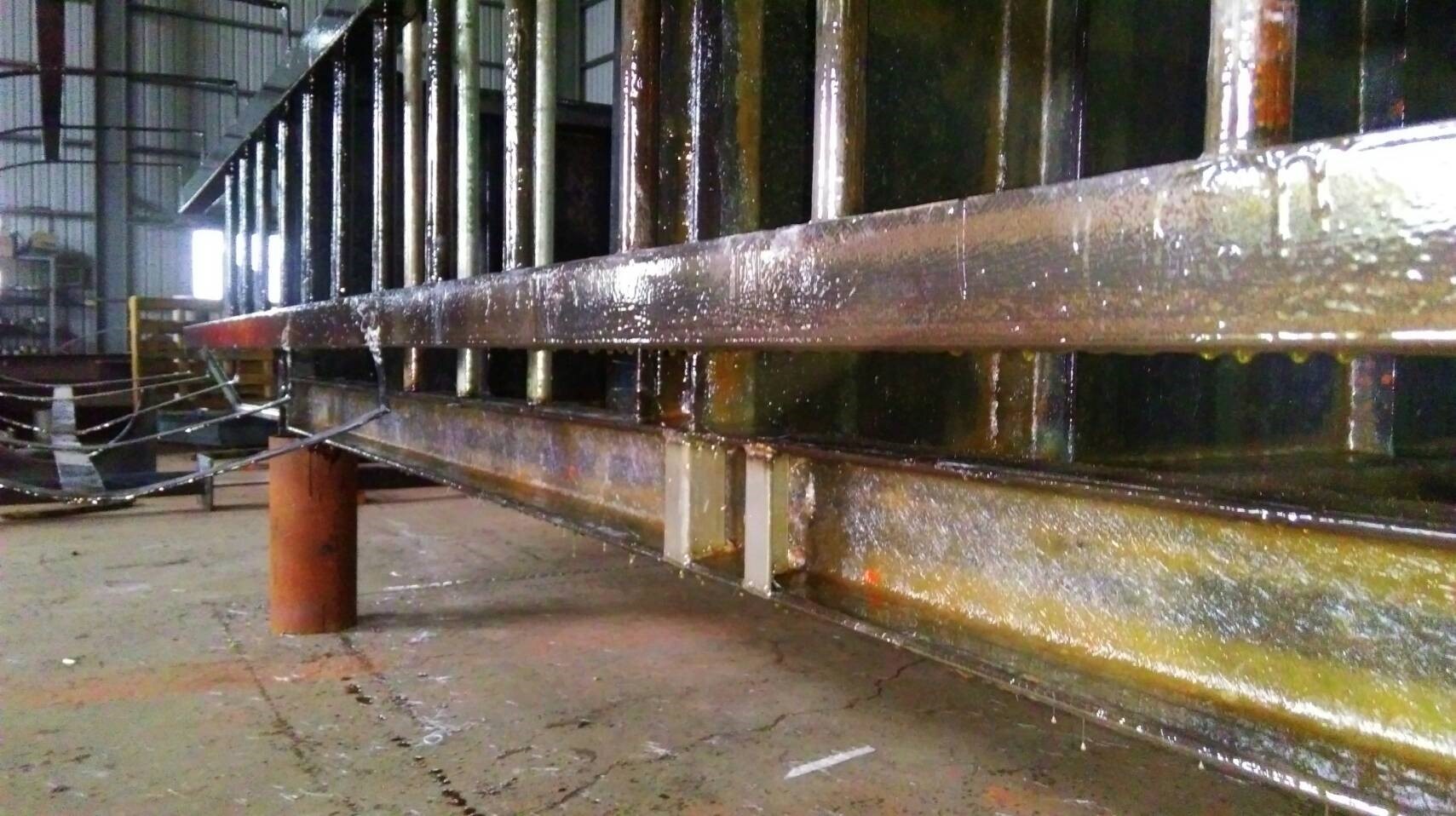 鋼鐵公司FRP玻璃纖維層工程施作