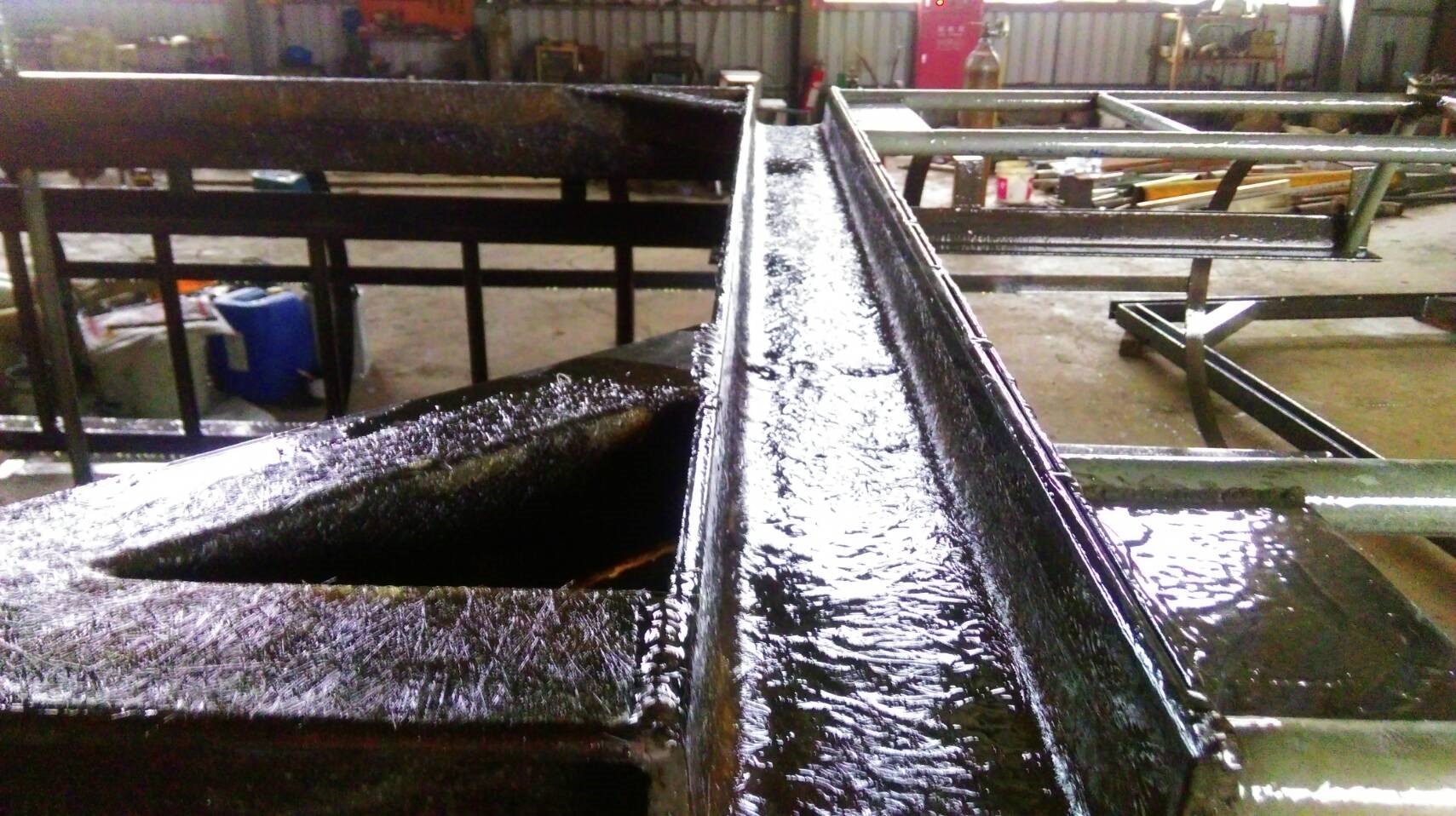 鋼鐵公司FRP玻璃纖維層工程施作