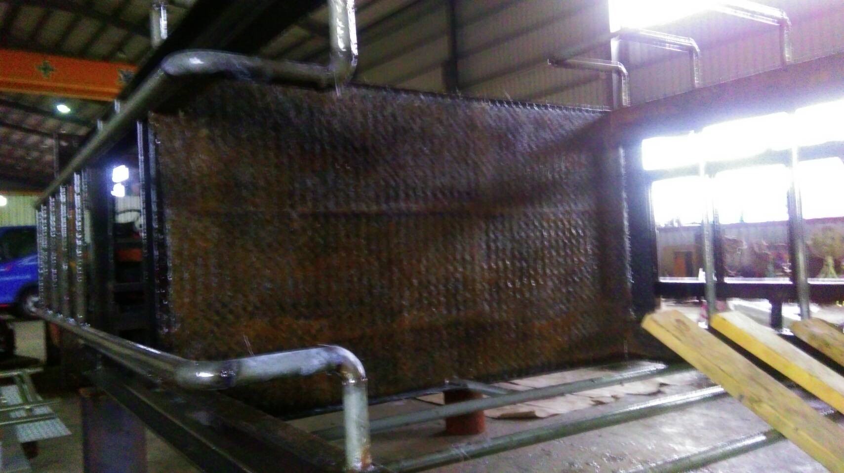 鋼鐵公司FRP玻璃纖維層工程施作