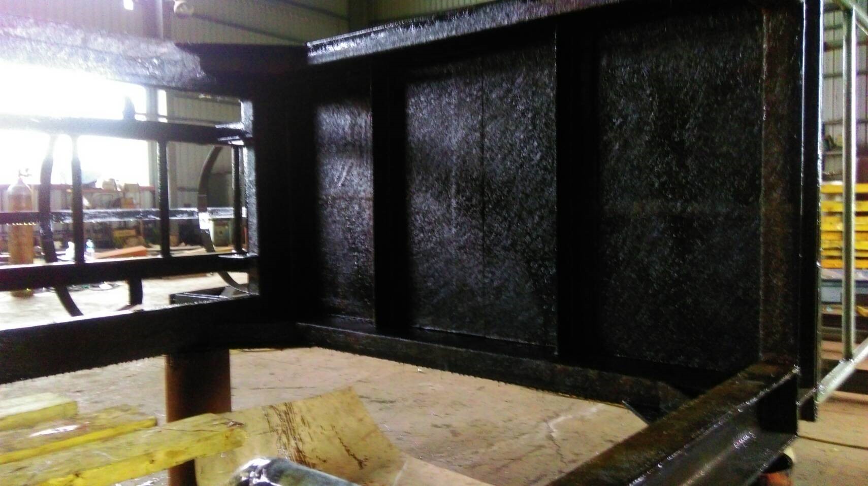 鋼鐵公司FRP玻璃纖維層工程施作