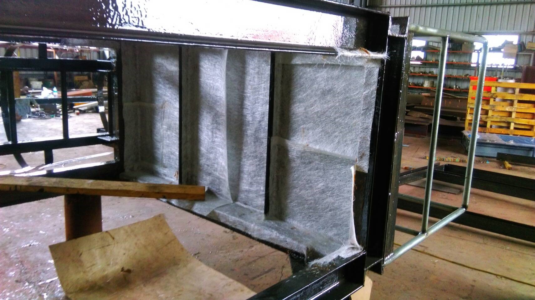 鋼鐵公司FRP玻璃纖維層工程施作