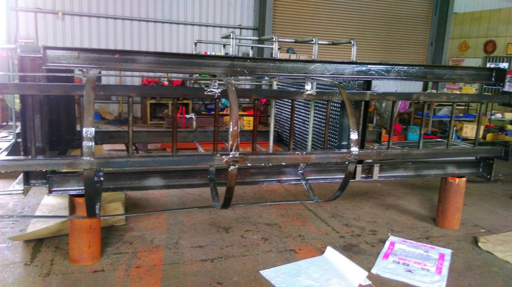 鋼鐵公司FRP玻璃纖維層工程施作