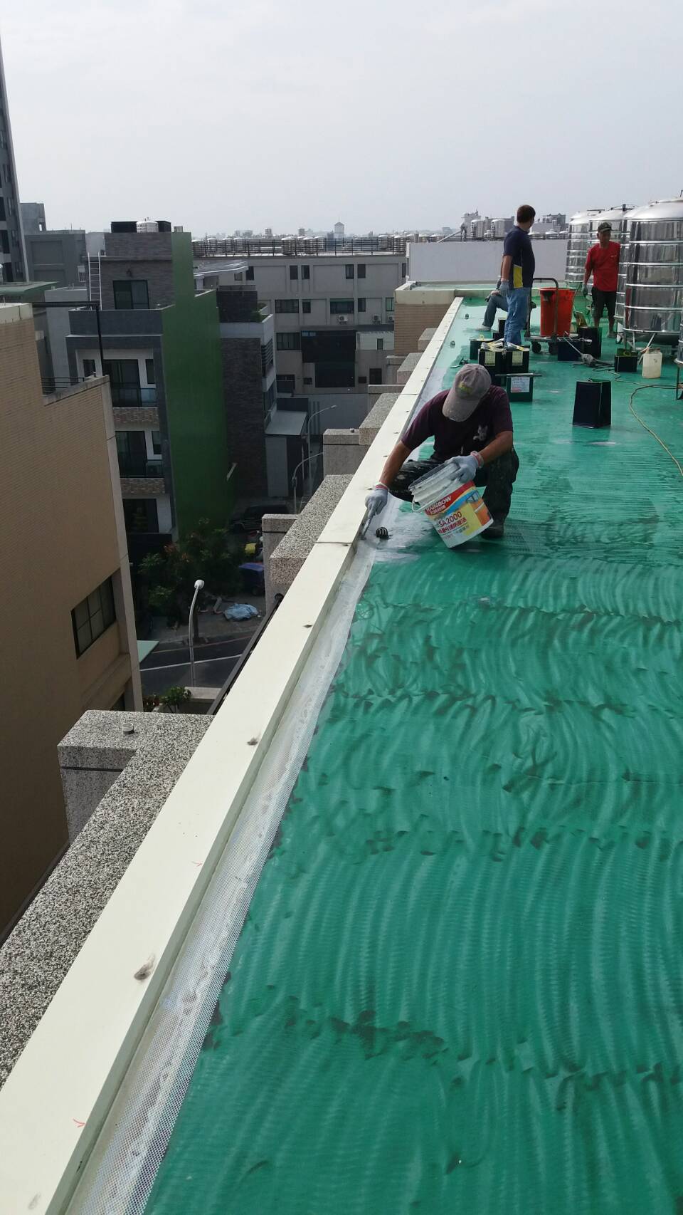 育德二路PU防水工程