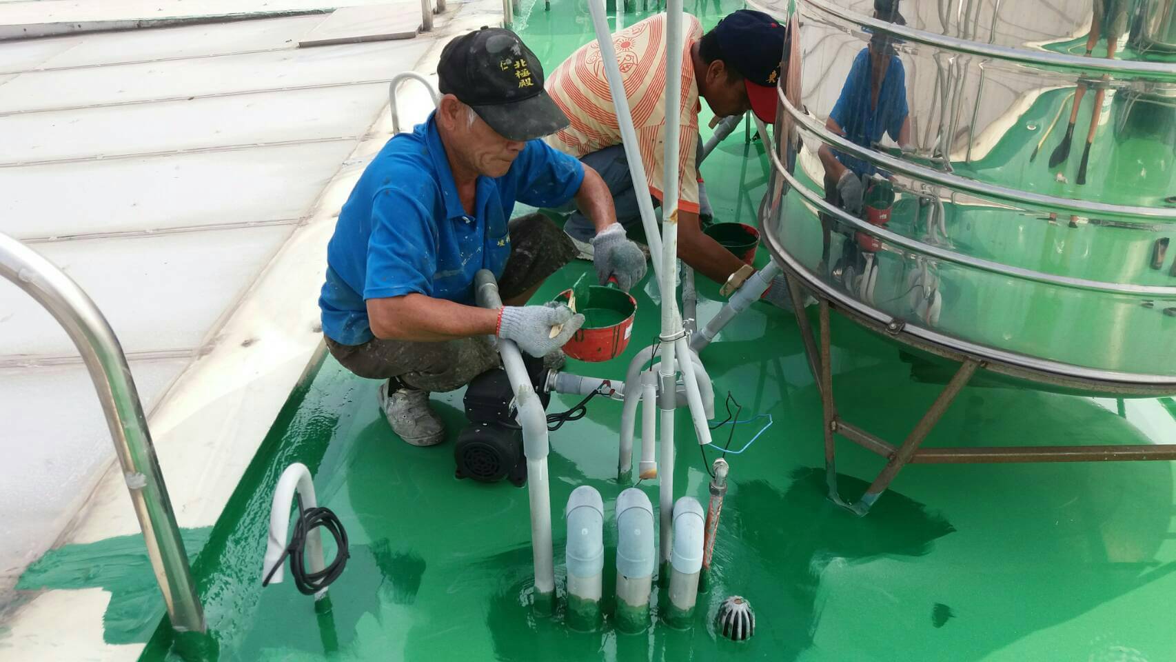 育德二路PU防水工程