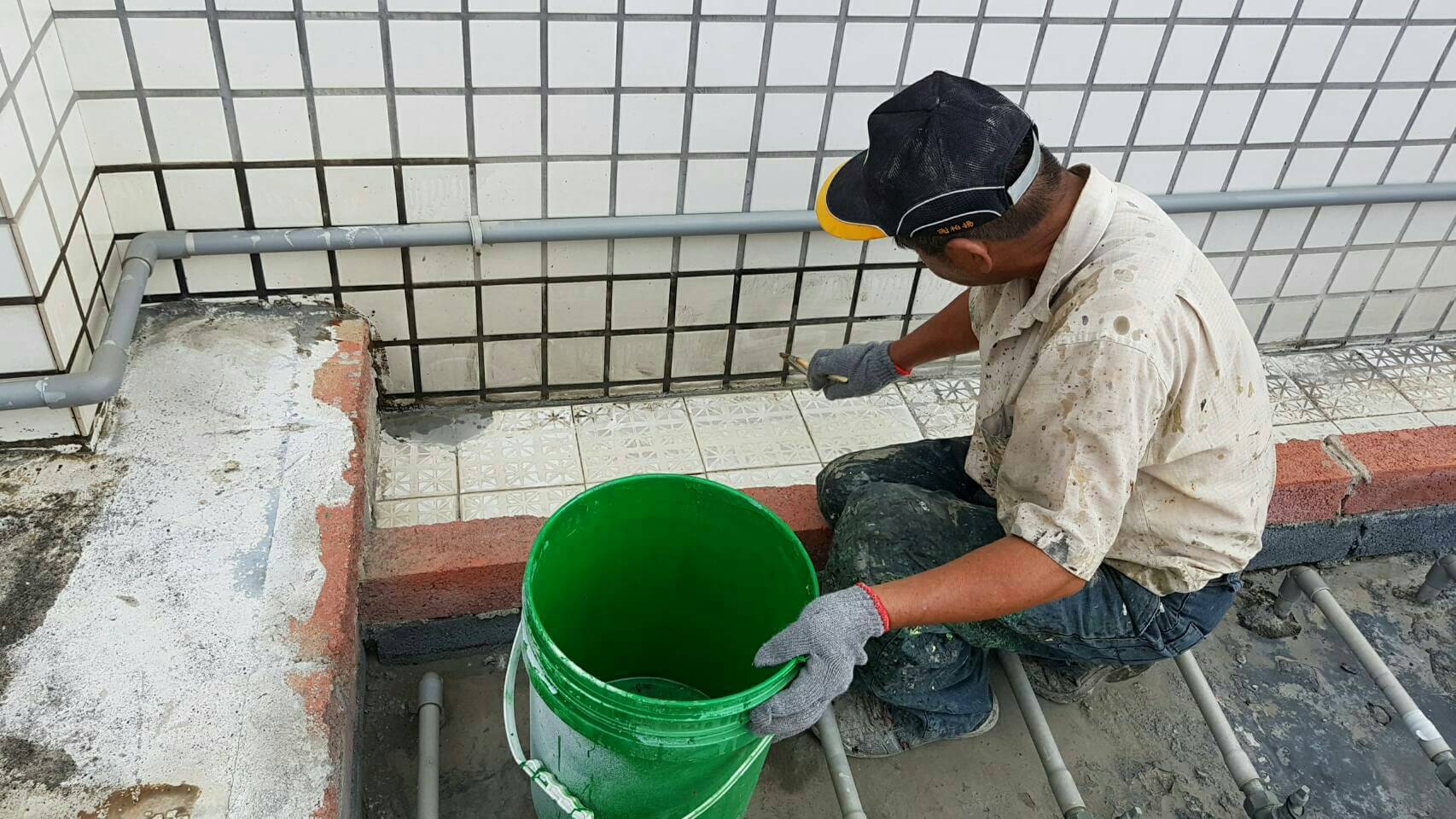 社區住宅30支高壓防漏灌注＋PU施作