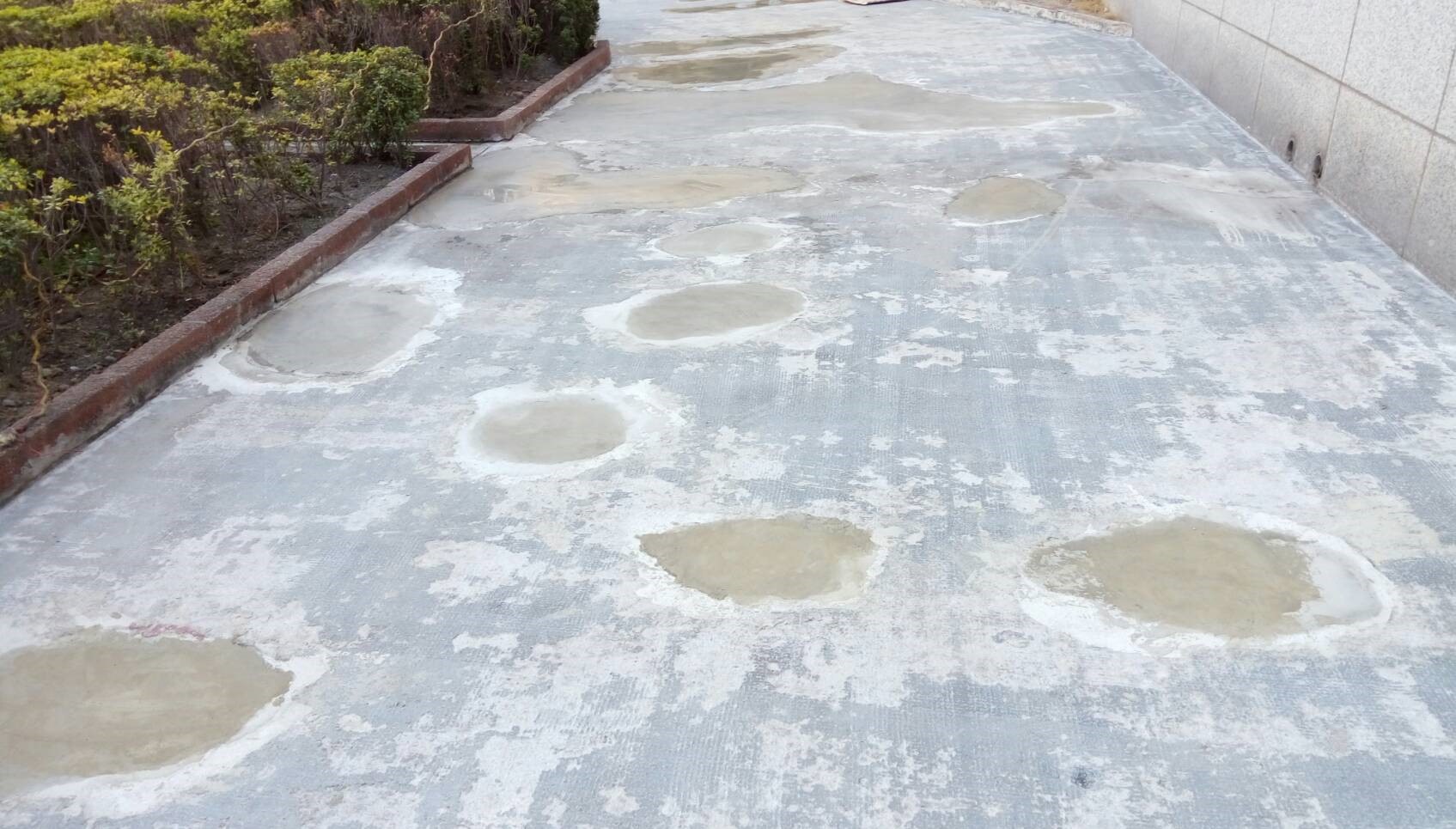 半導體車道水泥沙漿舖設