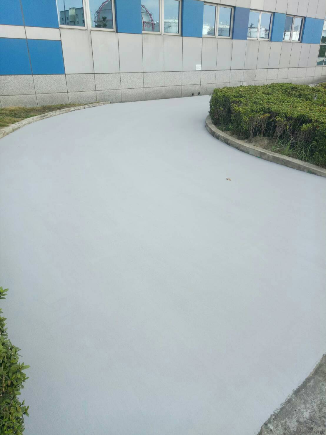 半導體車道水泥沙漿舖設