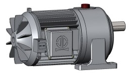 臥式三相減速馬達附剎車