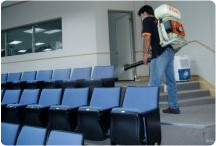 會議廳消毒施工過程