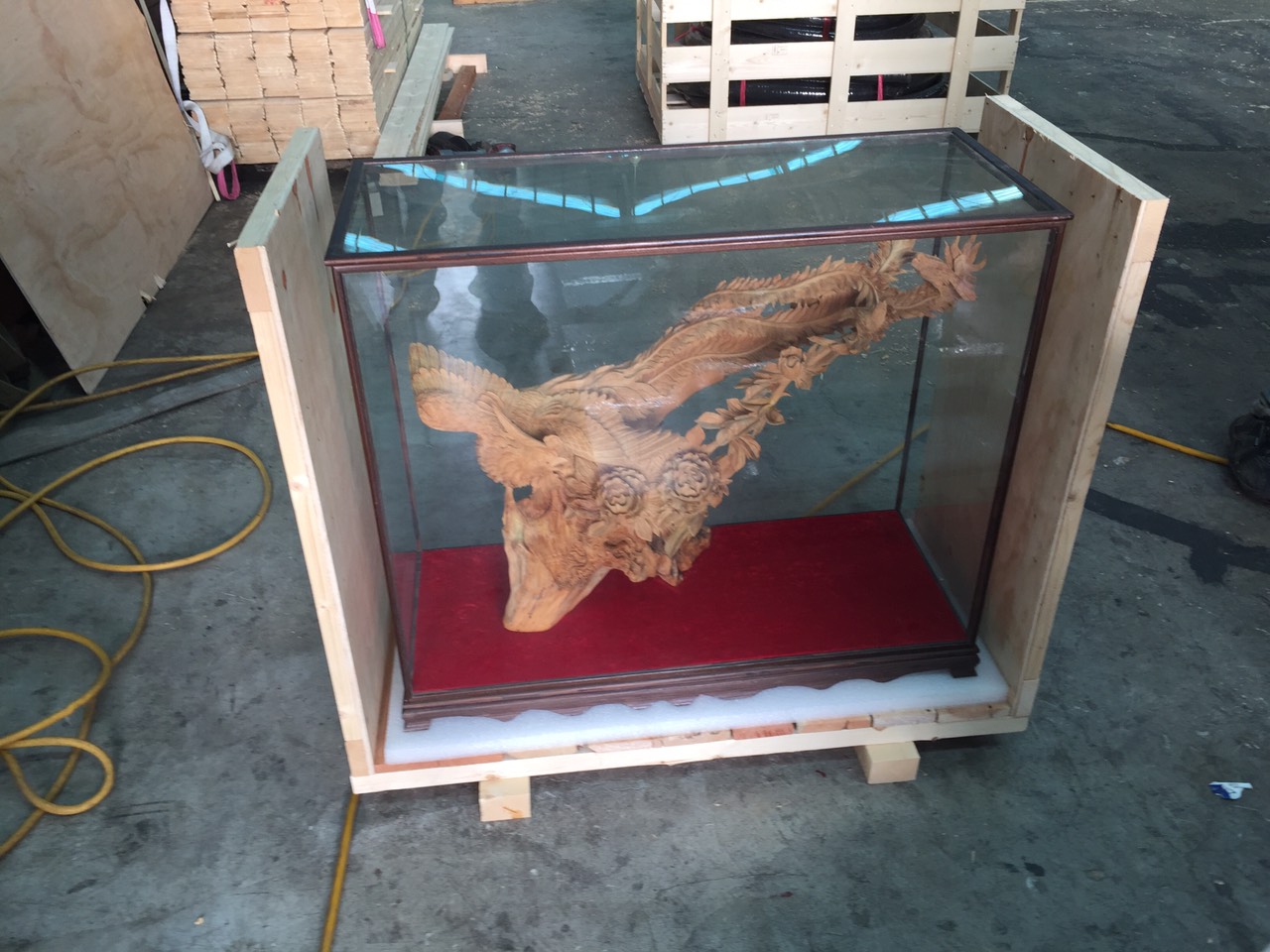 泡棉防震密木箱