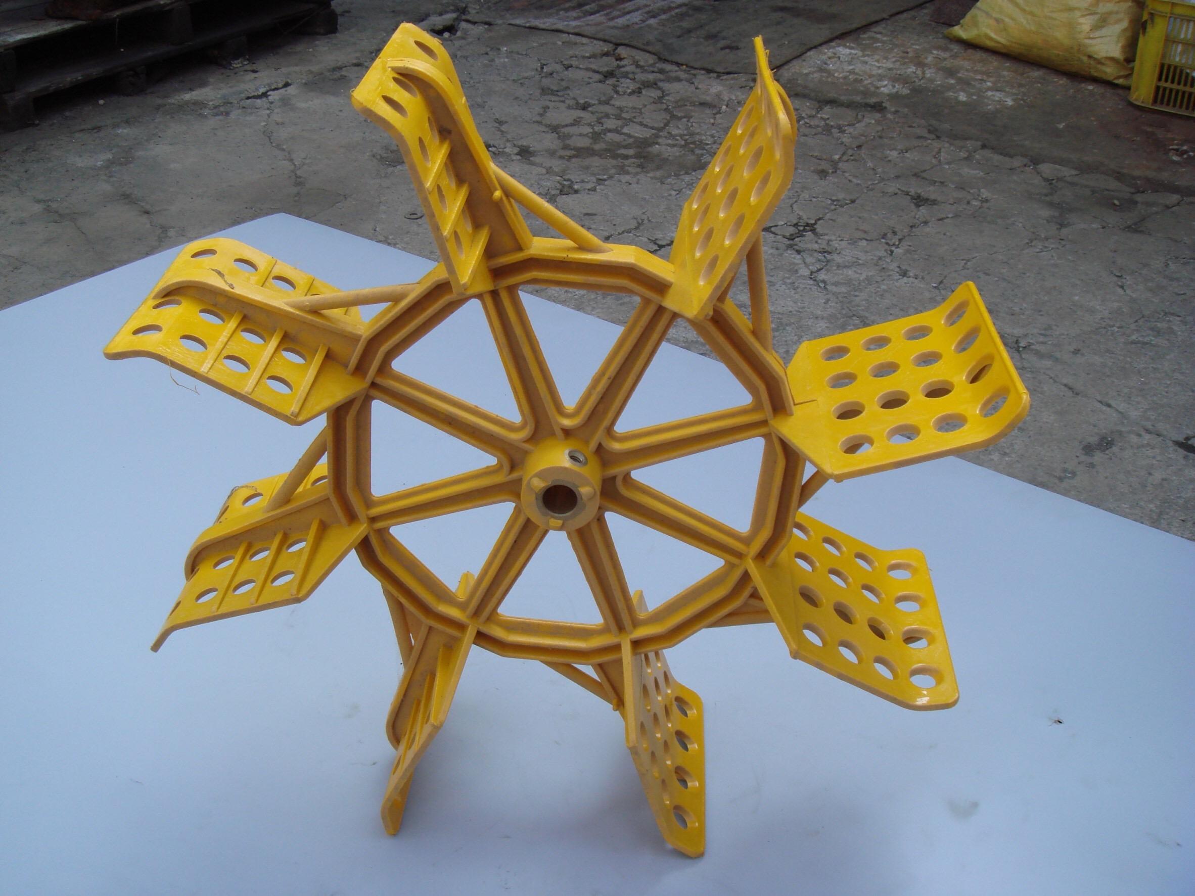 水車塑膠葉【黃色】