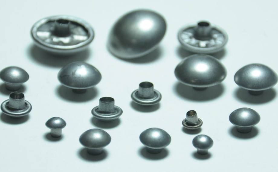 凸面撞釘蓋.蘑菇釘.(母)尺寸圖