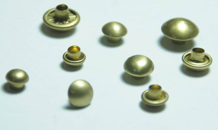 銅製凸面撞釘蓋.蘑菇釘