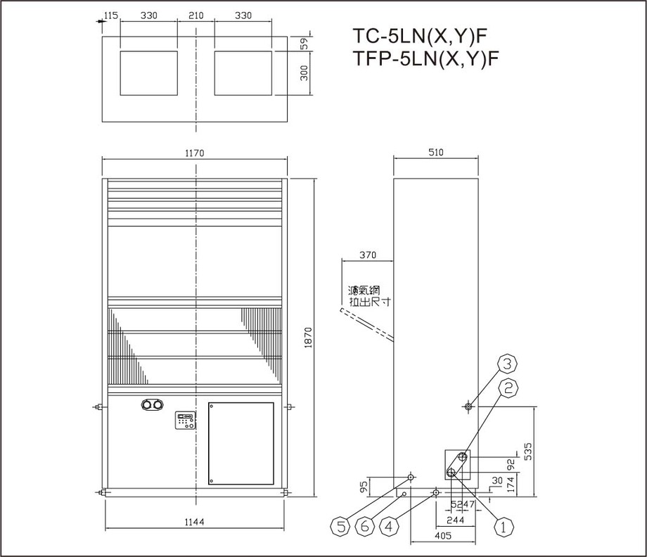 水冷式高顯熱箱型機