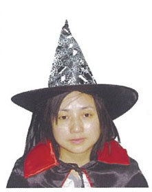 大巫婆帽+假髮