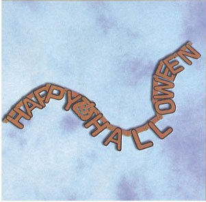 150公分萬聖節快樂紙串吊飾