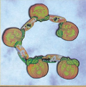 115公分南瓜造型紙串吊飾