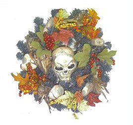 骷髏頭花環