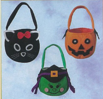 7"萬聖節立體糖果袋