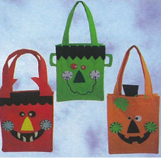 10"萬聖皮糖果提袋