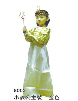 小孩公主裝(金色)