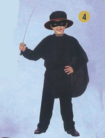 六件式蒙面俠客裝S/M/L