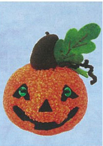 4"EVA七彩閃光南瓜